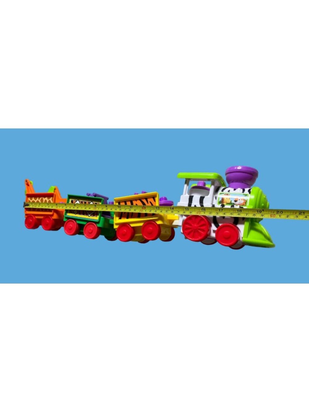Fisher Price Little People Musical Zoo Train Playset 2001-2002 - Picture 9 of 11